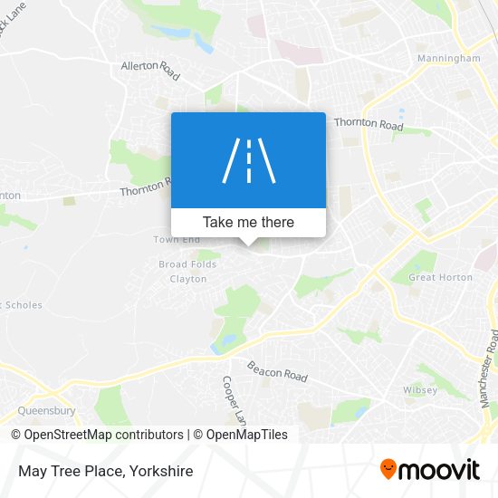 May Tree Place map