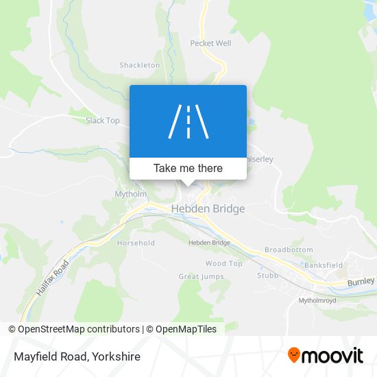 Mayfield Road map
