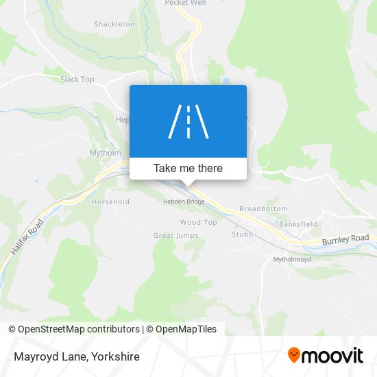 Mayroyd Lane map