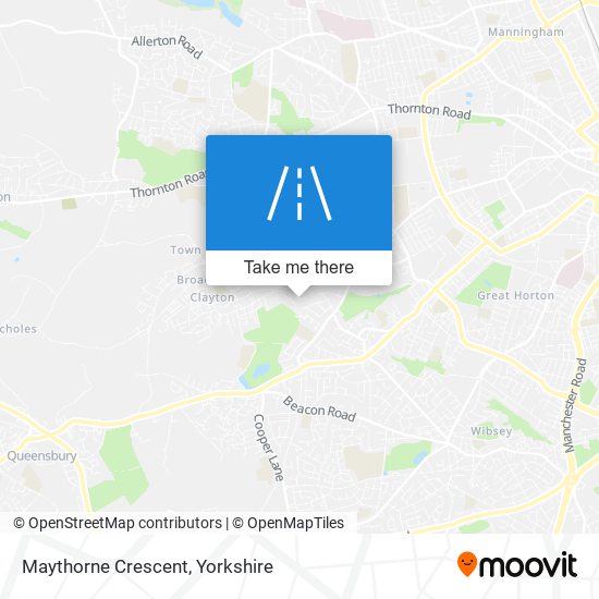 Maythorne Crescent map
