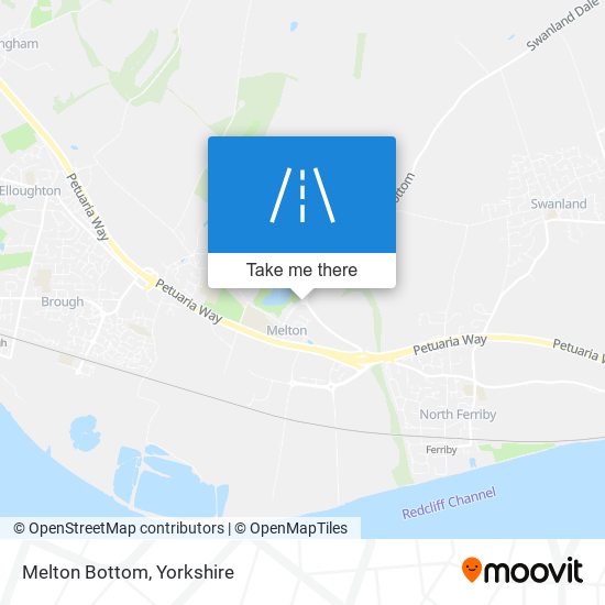 Melton Bottom map