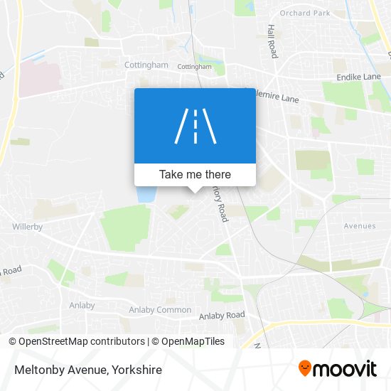 Meltonby Avenue map