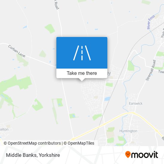 Middle Banks map