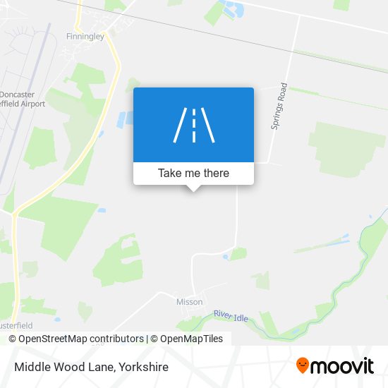 Middle Wood Lane map