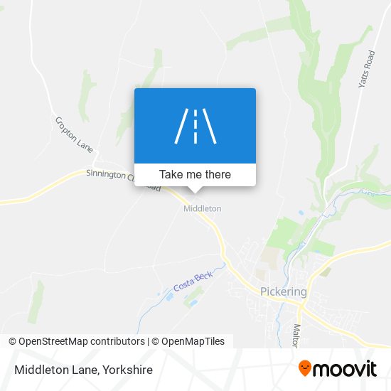 Middleton Lane map