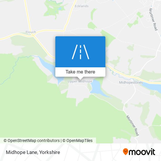 Midhope Lane map