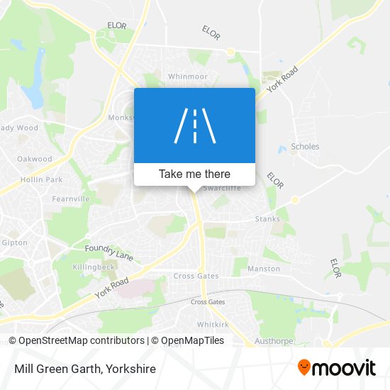 Mill Green Garth map