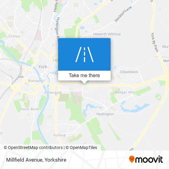 Millfield Avenue map