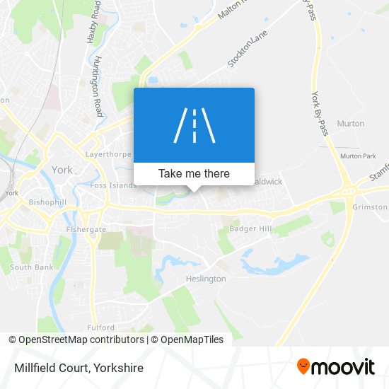 Millfield Court map