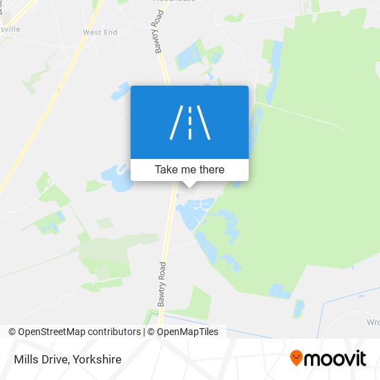 Mills Drive map