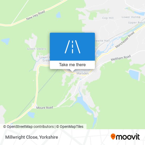 Millwright Close map