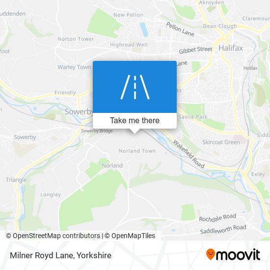 Milner Royd Lane map