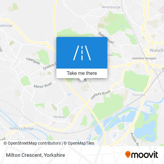 Milton Crescent map
