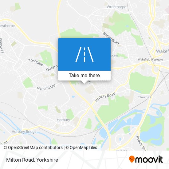 Milton Road map
