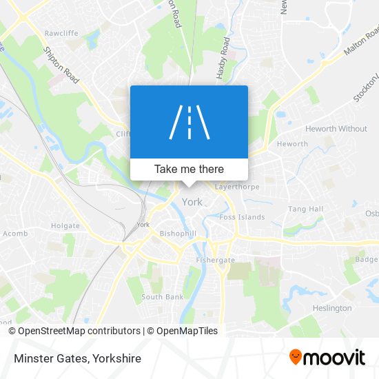 Minster Gates map