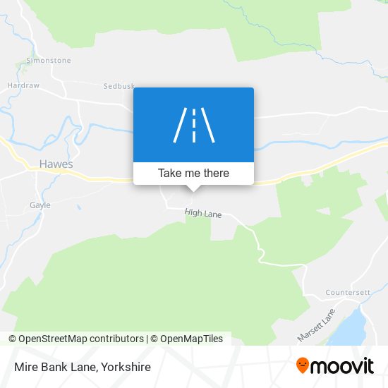 Mire Bank Lane map
