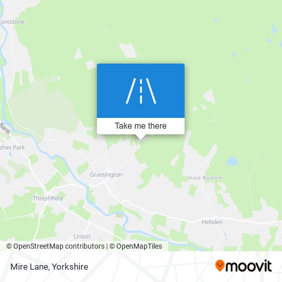 Mire Lane map