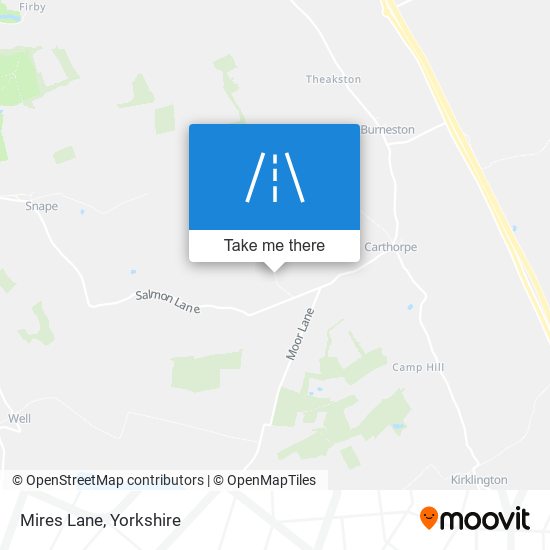 Mires Lane map