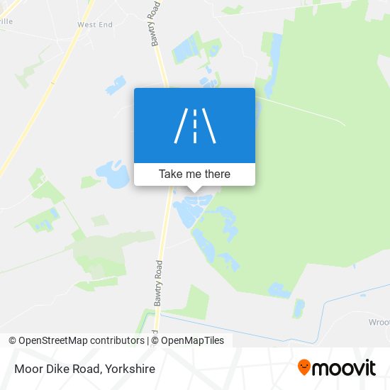 Moor Dike Road map