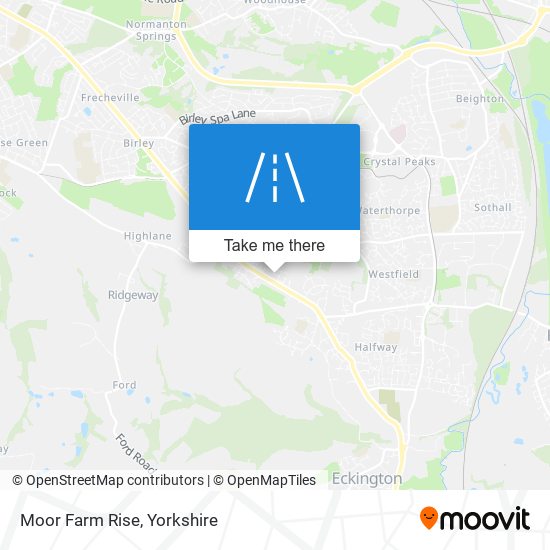 Moor Farm Rise map