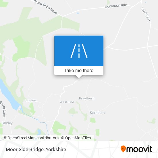 Moor Side Bridge map