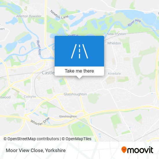 Moor View Close map