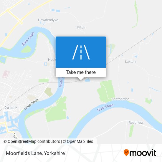 Moorfields Lane map