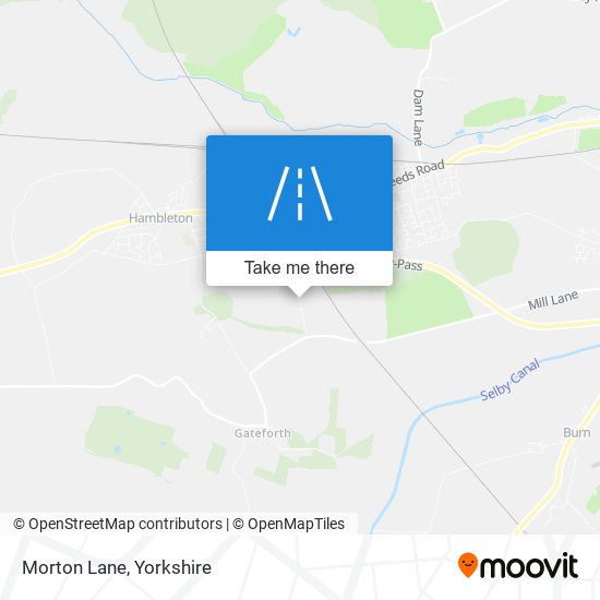 Morton Lane map