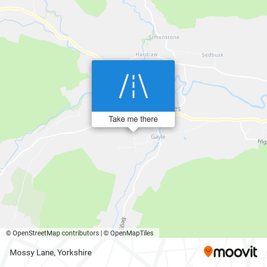Mossy Lane map