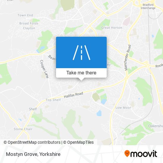 Mostyn Grove map
