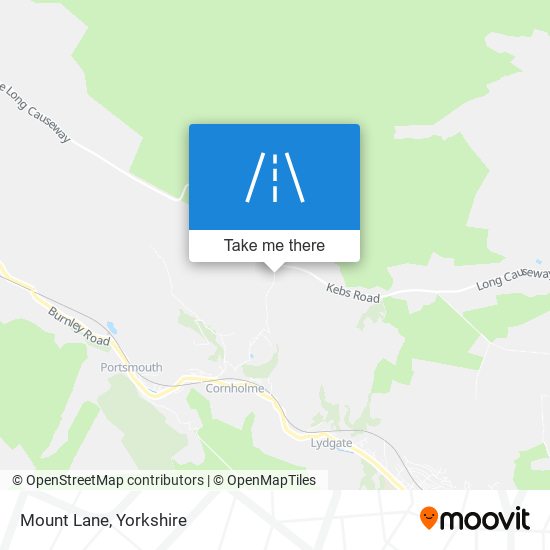 Mount Lane map