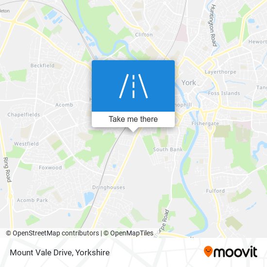 Mount Vale Drive map