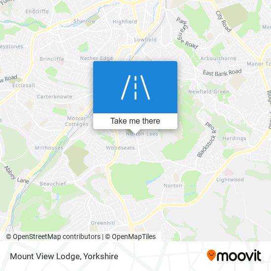 Mount View Lodge map
