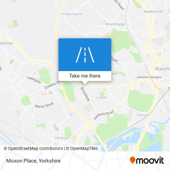 Moxon Place map
