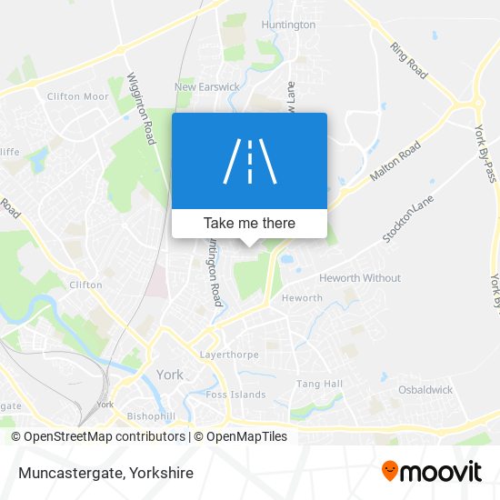 Muncastergate map