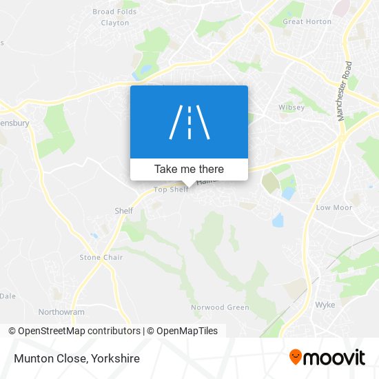 Munton Close map