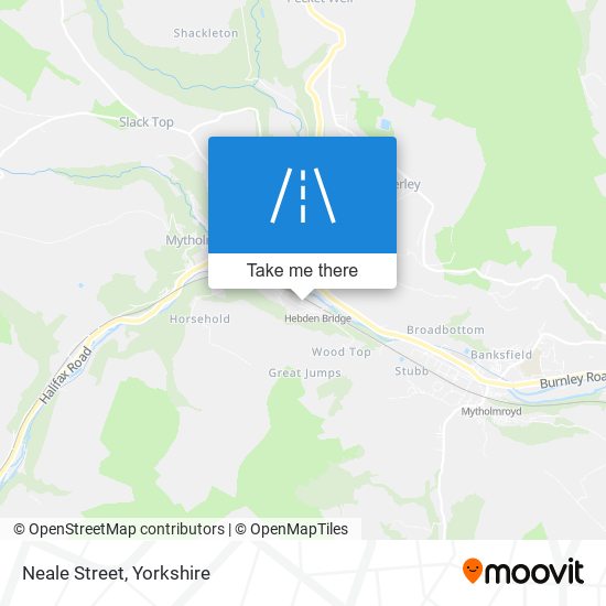 Neale Street map