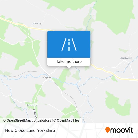 New Close Lane map
