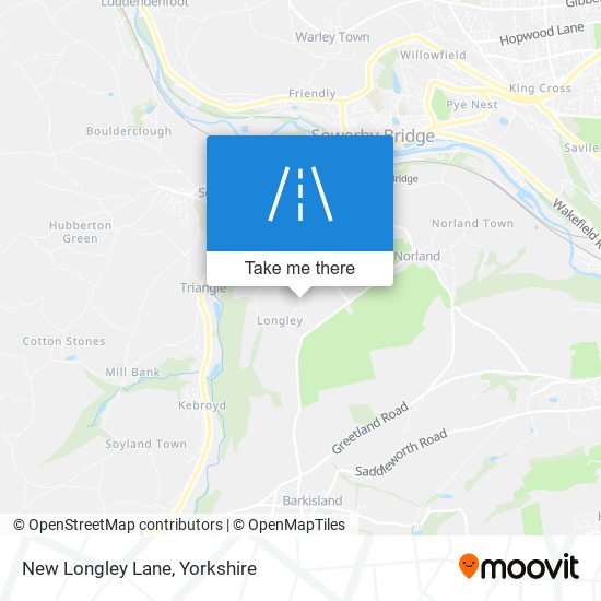 New Longley Lane map