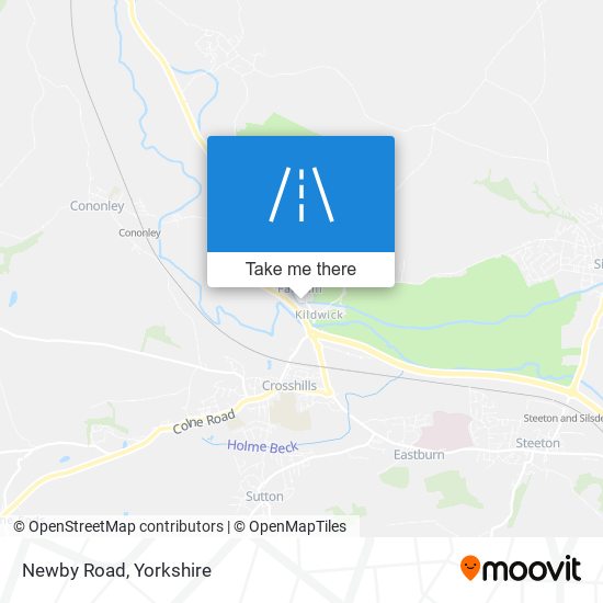 Newby Road map