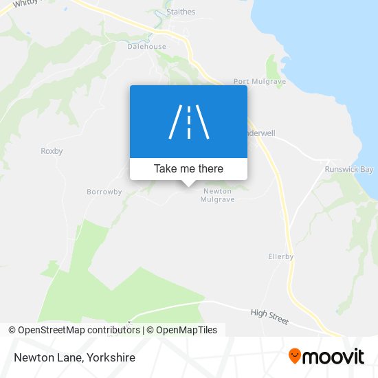 Newton Lane map