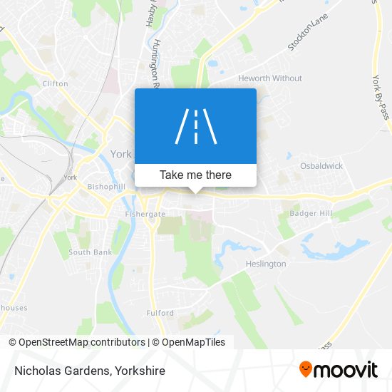 Nicholas Gardens map