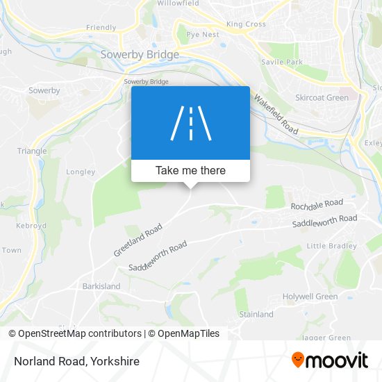Norland Road map