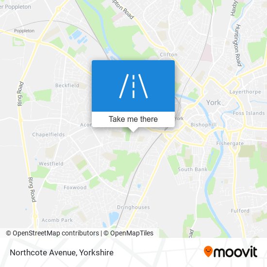 Northcote Avenue map