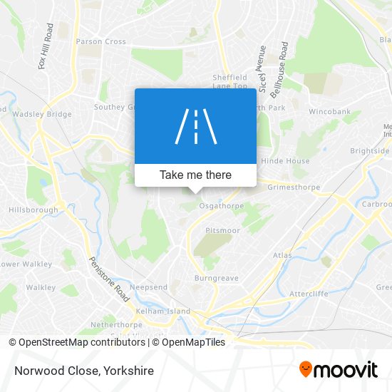 Norwood Close map