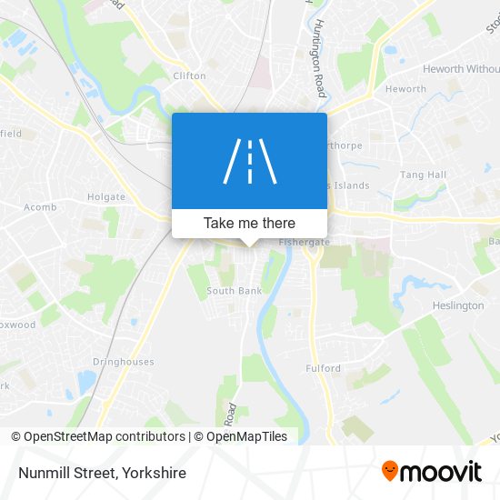 Nunmill Street map
