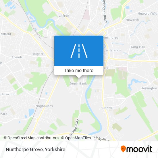 Nunthorpe Grove map