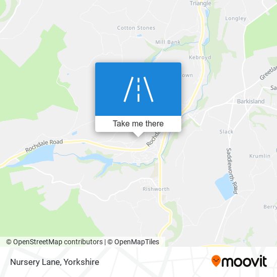 Nursery Lane map