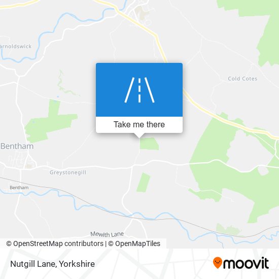 Nutgill Lane map