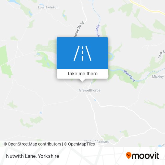 Nutwith Lane map